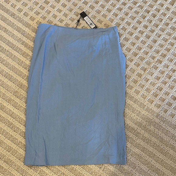 BCBG Asymmetrical Blue Skirt - Picture 6 of 6
